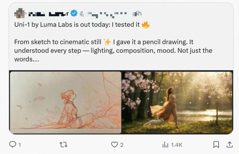  硅谷初创力量崛起；Luma AI推出Uni-1模型；图像生成迎来统一智能时代。 IT技术 硅谷初创力量崛起；Luma AI推出Uni-1模型；图像生成迎来统一智能时代。 IT技术 硅谷初创力量崛起；Luma AI推出Uni-1模型；图像生成迎来统一智能时代。 IT技术